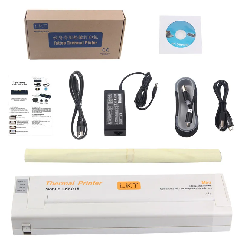 Professional Mini Underground Tattoo Thermal Printer USB Transfer Kit With  300dpi Stencil Copier AC110 220V Fast Shipping Via DHL From  Beautylady_shop, $233.51